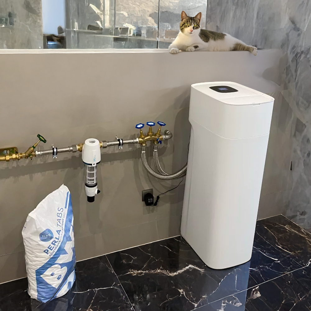 Wasserenthärtungsanlage inkl. Montageset - Kalkfreies Zuhause