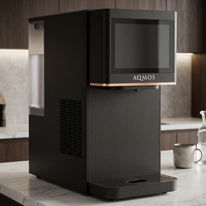 5-in-1 Smart-Auftisch-Wasserfilter-Anlage mit Sprudelfunktion (Schwarz)