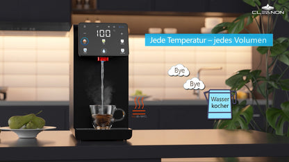 Premium Umkehrosmose-Wasserfilteranlage mit Kühlung und individuell temperiertem Wasser