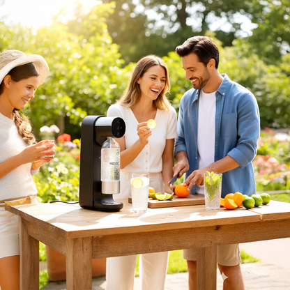 Automatischer Wassersprudler - frisches Sprudelwasser auf Knopfdruck