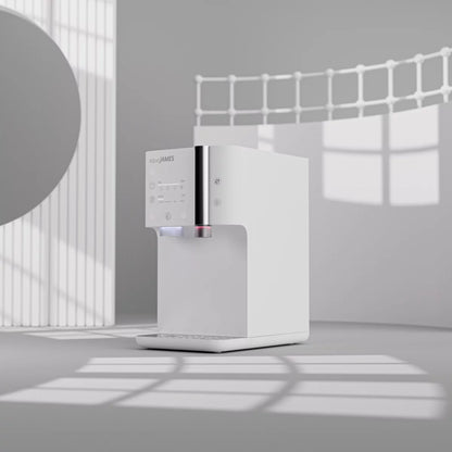 Wasserfilter mit sprudelndem, gekühltem und heißem Wasser